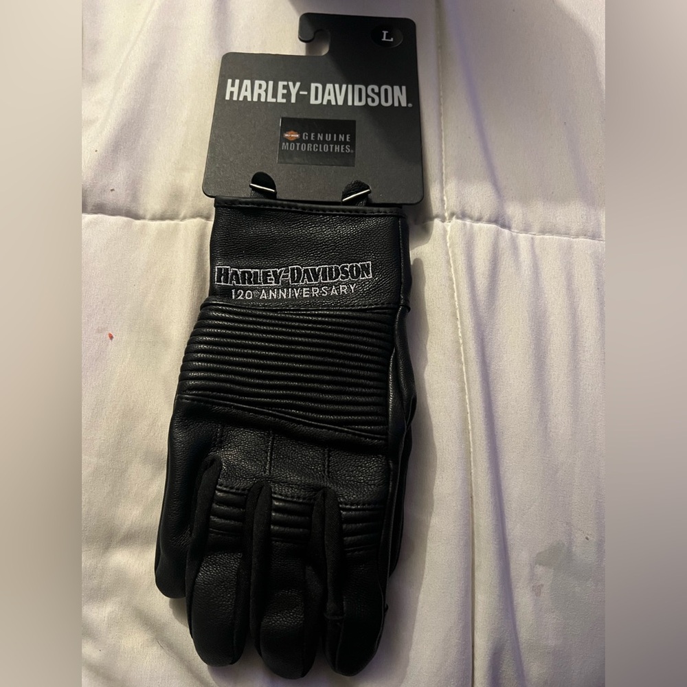 120th Anniversary Harley gloves❗️ Sold ❗️